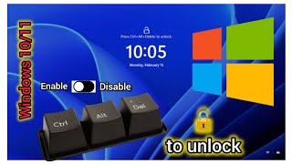 How to Enable or Disable CTRLAltDel Secure Logon in Windows 1110  how to enable alt ctrl delete [upl. by Nolasba]