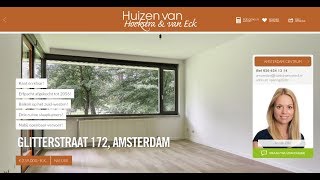 Te koop Glitterstraat 172 Amsterdam  Hoekstra en van Eck Makelaars  Méér Makelaar [upl. by Enyak851]