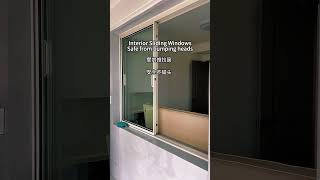 Interior sliding windows safety without touching the head aluminumwindows homedecor [upl. by Mauve]