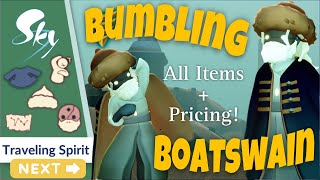 Bumbling Boatswain PRICES  Captain Cloak Acorn Beanie  MORE Traveling Spirits  Sky CotL [upl. by Llirret251]