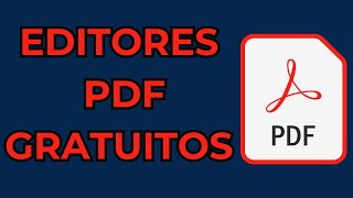 TOP 5 Mejores Editores PDF GRATUITOS Alternativa Adobe Acrobat 2024 [upl. by Enorej237]