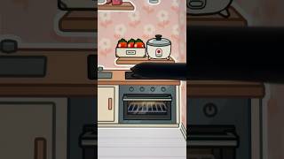 Toca boca free kitchen house design idea  free to copy🩷🥰 [upl. by Rondi]