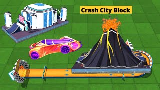 RACECRAFT GAME  NOVA CAR RACE IN CRASH CIRY BLOCK TRACK  HOT RACE WHEELS UNLIMITED [upl. by Eenor]