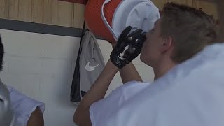 High schools taking precautions to help beat the heat at football games [upl. by Johnette]