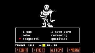 Undertale  Voice Acting Papyrus Fight [upl. by Sirap]