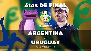 ARGENTINA PIRPLU VS URUGUAY DUHARTT 4TOS DE FINAL  MUFASLIGA COPA AMÉRICA 2024 [upl. by Malti262]