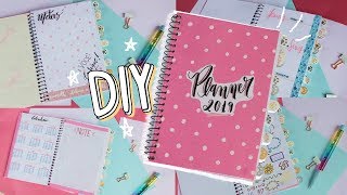 COMO FAZER UM PLANNER COM UM CADERNO COMUM [upl. by Ifar175]