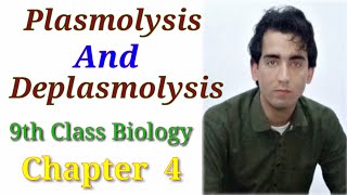 Plasmolysis And Deplasmolysis  Chapter 4  9th Class Biology  Lec 35 [upl. by Ateinotna710]