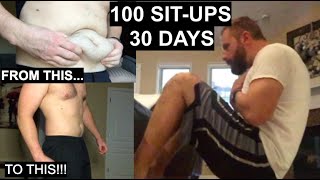 100 Sit Ups A Day for 30 Days [upl. by Eatnahs519]