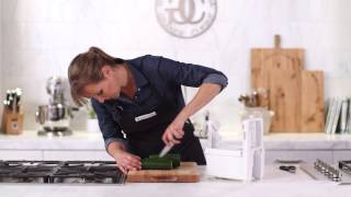 How to Spiralize with the Paderno 4Blade Spiralizer [upl. by Chalmers]