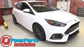 Focus RS Pedders Lowering Spring Kit SportsRyder 20162018 Installation [upl. by Kcinomod]