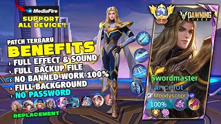 NEW  Lancelot HERO Dawning Stars Skin Script No Password  Full Effect amp Full Sound  MLBB [upl. by Aitnahc]