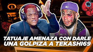 TATUAJE LE ENTRA A GOLPES A TEKASHI POR HUMILLARLO EN PREMIOS SOBERANO [upl. by Cammi86]