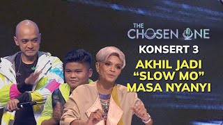 TIBATIBA Akhil jadi “SLOW MO” masa nyanyi  The Chosen One Musim Ke2  Konsert 3 [upl. by Bhatt344]