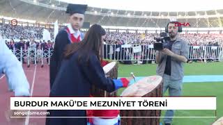 BURDUR MAKÜde mezuniyet töreni [upl. by Riatsila]