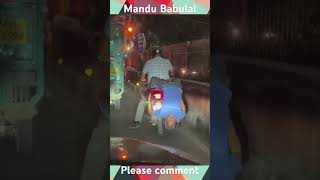 Mandu Babulam everyone viralshortsvideos funny drinkers automobile comedy drink [upl. by Zashin]