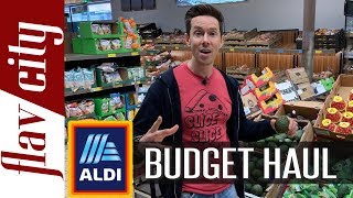 ALDI Budget Grocery Haul  Healthy Shopping On A Budget [upl. by Spillihp]