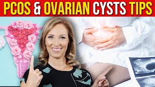 PCOS amp Ovarian Cysts Symptoms amp Tips  Dr Janine [upl. by Bernetta992]