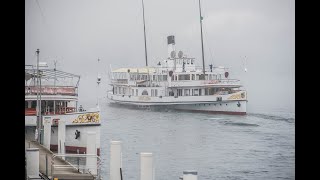 Dampfschiff Stadt Luzern  1 Probefahrt nach der Revision am 25112020 [upl. by Rebm]