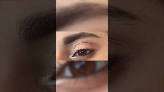 Cut crease eyeshadow tutorial  Half cut crease eye makeup tutorial  Easy Brown Cut Crease Eye look [upl. by Ellerret]