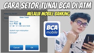 Cara Setor Tunai BCA Melalui Mobile Banking [upl. by Ennaus]