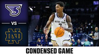 Stonehill vs Notre Dame Condensed Game  202425 ACC Men’s Basketball [upl. by Taran]