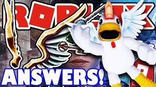 EVENT How To Answer Chickenman Questions to Get the Golden Wings of the Pathfinder Roblox [upl. by Sibyls]