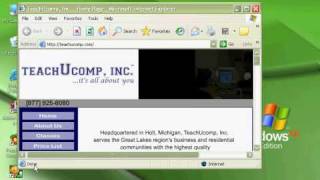 Windows XP Tutorial Using a Web Browser Microsoft Training Lesson 72 [upl. by Revned]