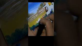 Tiny canvas fingerpainting shortvideo canvaspaint smallcanvas [upl. by Nasho]