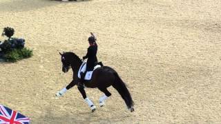 Olympic Dressage Champions Charlotte and Blueberry in their Lap of Honour [upl. by Hecklau]