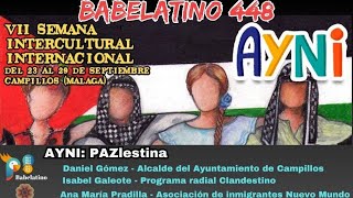 BABELATINO 448VII SEMANA INTERCULTURAL INTERNACIONAL AYNI PAZlestina [upl. by Mou]