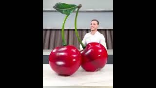 Crafting these gigantic hyperrealistic cherries of chocolate was an absolute joy 🍒Amaury Guichon [upl. by Delia]