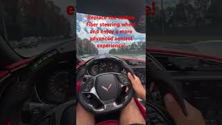 Custom steering wheel manufacturer chevrolet corvette steeringwheel carbonfiber led [upl. by Brighton745]