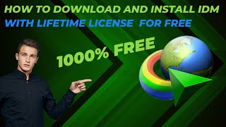 how to install idm for free lifetime  how to use idm after 30 days trial  idm free registration [upl. by Adnorahs722]