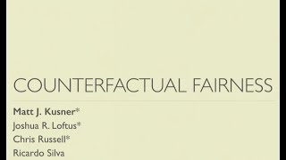 Counterfactual Fairness [upl. by Daveda898]