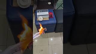 Gst flame detector testing with Ctec fire panel [upl. by Latashia]