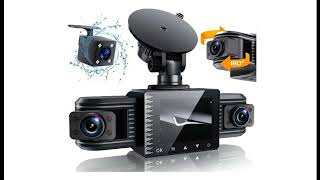 iiwey T1pro Dash Cam Front and Rear Inside 3 Channel 1080P  Features Highlight [upl. by Mattias]