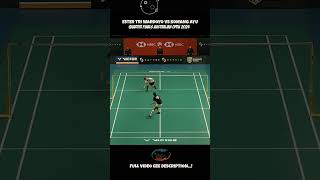 Salah Satu Skill Khas Komang Ayu badmintonworldchampionship2024 badmintonlovers [upl. by Brogle]