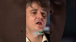 Pete Doherty Nearly Walks Out of Interview shorts music libertines [upl. by Nwavahs]