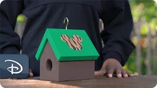 How to Make a DIY Birdhouse  Disney Parks [upl. by Heng]