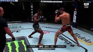 Joaquin Buckley KOs Andre Fialho  UFC VEGAS 73 [upl. by Yankee926]