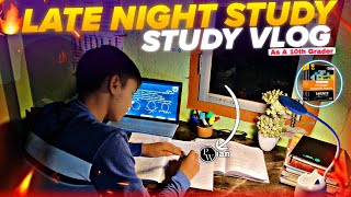 Studying Till Late Night For Class 10th  Class 10th Study Vlog Best Sample Paper Book  Anurag [upl. by Aylward]