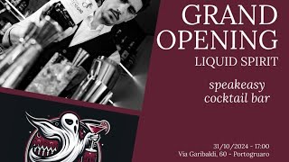 PORTOGRUARO 31102024 GRANDE INAUGURAZIONE DEL COCKTAIL BAR quotLIQUID SPIRITquot [upl. by Irtimed]