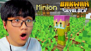 Aku Pasang MINION di Pulau Minecraft Bakwan Skyblock Public Server [upl. by Opaline]