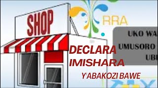 Menya uko wakora PAYEE DECLARATION cg se DECLARATION YIMISHAHARA YABAKOZI BAWE [upl. by Enneibaf593]