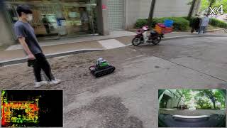 SLAM Outdoor mapping with LIOSAM with Remote Ground Control Station [upl. by Marpet951]