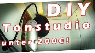 DIY Tonstudio Gesangskabine unter 200€ für Rap Gesang Kommentare [upl. by Belle]