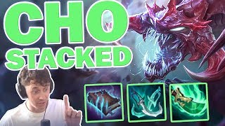 ♥ CHOGATH STACKED  TFT  Sp4zie Weekly 43 [upl. by Dlnaod]