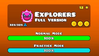 quotExplorers Full Versionquot Fanmade  Geometry Dash 22 [upl. by Blodget82]