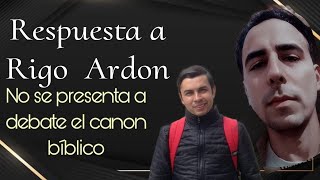 rpta Rigo Ardon No Se Presenta a Debate el Canon [upl. by Nahshun]